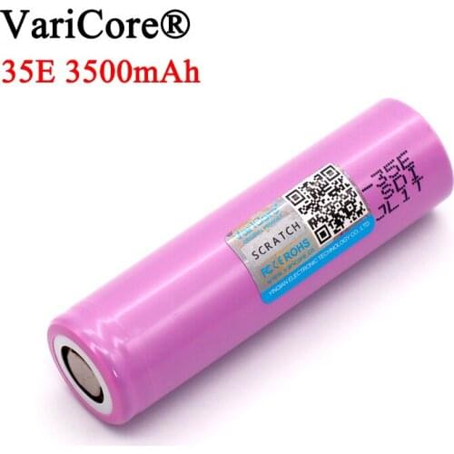 1-10PCS VariCore original power 18650 35E 3500mAh 3.7v 25A high Rechargeable Suitable for power tools lithium battery