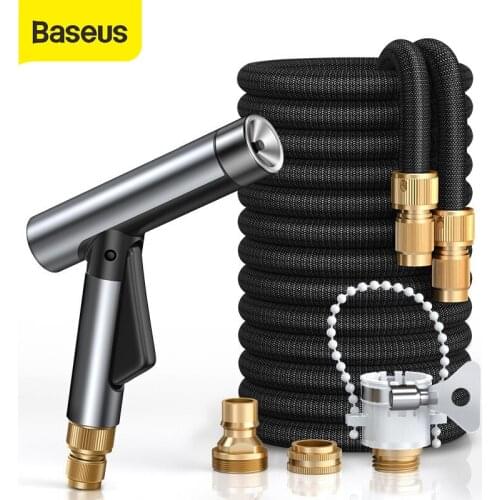 Youpin Baseus Car Washing Gun Sprayer Nozzle Magic Flexible Hose Car Water Gun High Pressure Power Washer Garden Water Jet