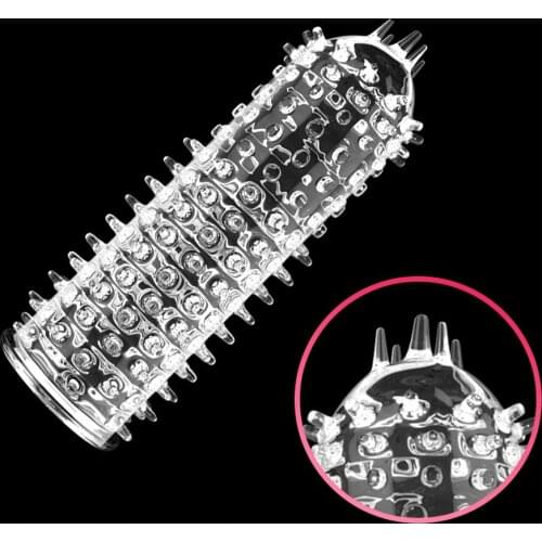 Delayed Ejaculation Penis Rings Adult Sex Toys for Man Penis SleeveCock Cover Ring Reusable Condom Male Enlargement