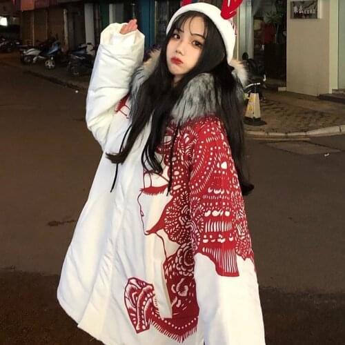 2022 Winter Coat Men Women Newest Design Parkas With Big Fur Collar Hooded Couples Thick Warm Outwear Female Brand Student Teens