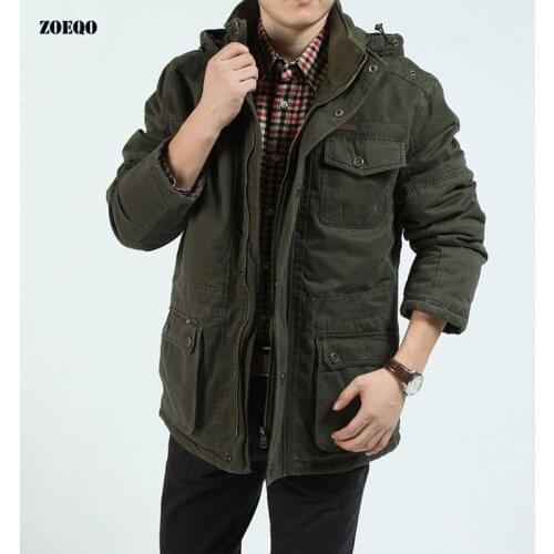 ZOEQO Men's Autumn Parkas