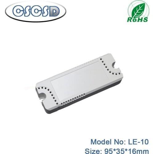 1lot (10pcs) 95*35*16mm CSCSD led plastic enclosure junction box plastic box for led driver