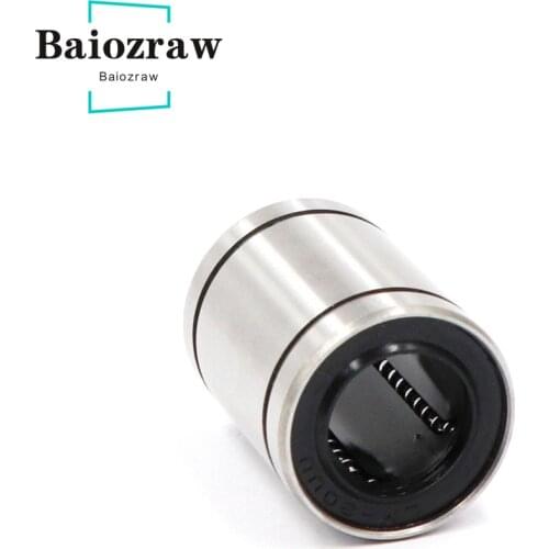 1PC LM3UU LM5UU LM6UU M8UU LM10UU LM12UU LM16UU LM20UU LM25ULinear Bushing CNC Linear Bearings for Rods Liner Rail Linear Shaft