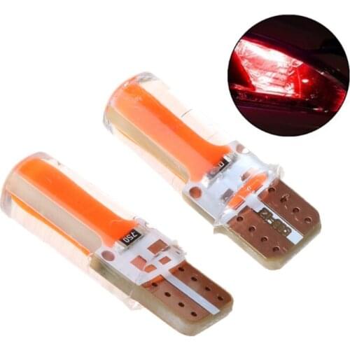 2PCS T10 W5W LED Car Interior Light COB Marker Lamp 12V 194 501 Bulb Wedge Parking Dome Light Auto Car Styling 7 Colors