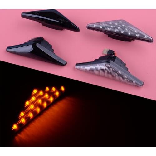 2pcs Car LED Static Side Marker Signal Light Indicators Repeater Lamp Fit For Ford Focus MK I Mondeo MK III 98AB13K354AA 1063835