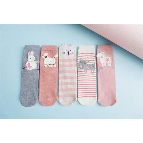 500pairs/lot new fashion cute 3D cartoon animal pet style cotton sock/bunny rabbite/dog/unicorn sock