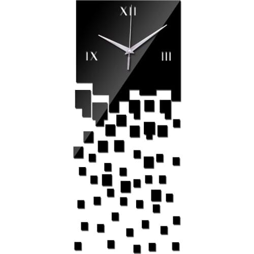 2020 new arrival time-limited acrylic wall clock mirror clocks for gift modern home decoration balcony/courtyard