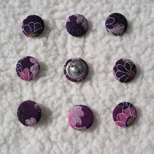 Free shipping fabric cover buttons made by hand diy series cloth covered buttons component with shank 20mm 2cm 50pcs/lot E109