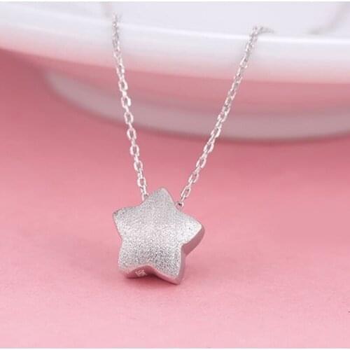 Bijoux Bohemian New Silver Color Star Necklaces For Women Fashion Long Choker Necklace Statement Jewelry Gifts Collar