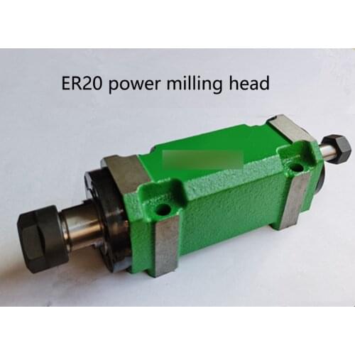 ER20 power head, waterproof spindle, machine tool boring, milling, cutting, drilling, tapping