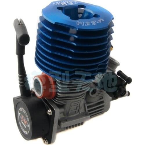 HSP RC Car 1:8 Buggy Monster Truggy Nitro Engine Taiwan Imports Blue SH 28 Engine M28-P3 4.57CC Pull Starter