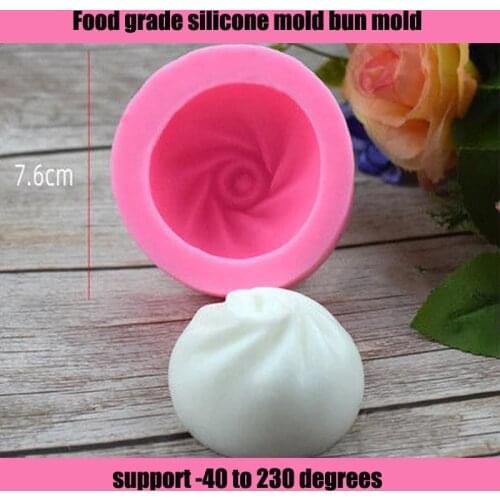 Chinese Baozi Silicone Mold Baking and Pastries Tool Steamed Stuffed Bun Making Mould DIY Pastries Pie Silicone Mold GQ