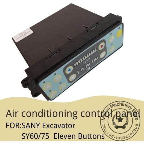 Suitable for Excavator SANY SY60/75 Air Conditioning Panel Switch controller Excavator Machine Accessories