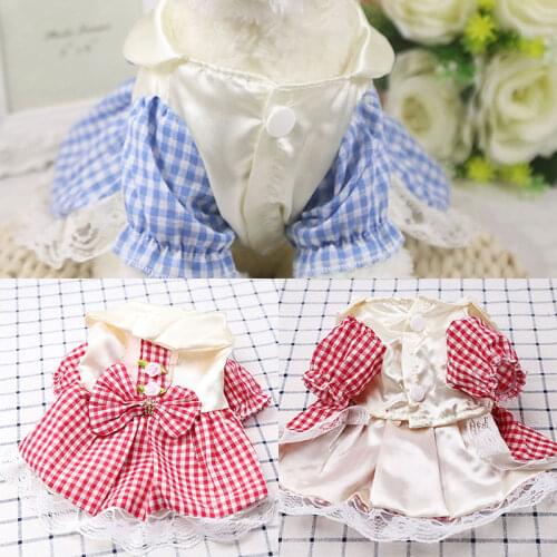 Summer Pet Dog Dress Tutu Skirt Wedding Dog Dress Pet Princess Dresses Fashion Sweet Elegant Pet Clothes For Small Dogs