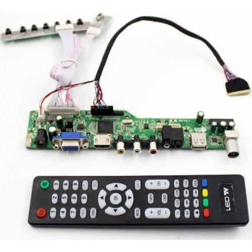 M6V5 LCD TV controller board support TV AV VGA Audio USBHDMI-compatible for 1024 x 600 (RGB) 10.1 inch LCD panel N101L6-L01