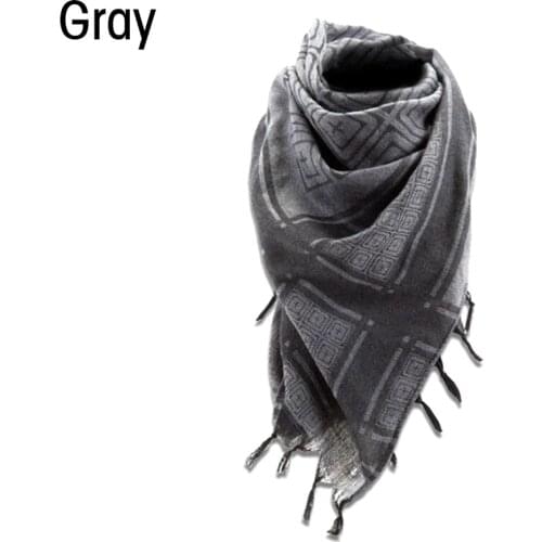 Fashion Mens Scarf Lightweight Square Outdoor Shawl Military Arab Tactical Desert Army Shemagh KeffIyeh Arafat Scarf Fashion