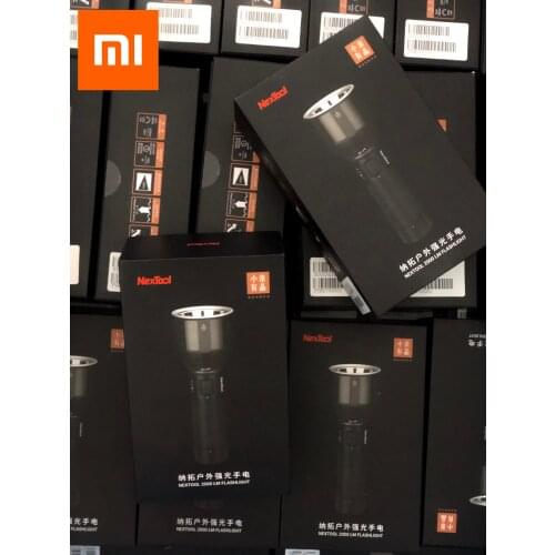 XIAOMI Powerful Led Flashlight Ultra Bright Linterna Led Torch 2000LM 380M Zoomable Bicycle Light 5000mAh Battery Waterproof