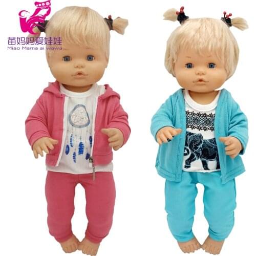 Nenuco Jackets Ropa Y Su Hermanita 17 Inch Reborn Dolls Clothes Baby Girl Toys Clothing