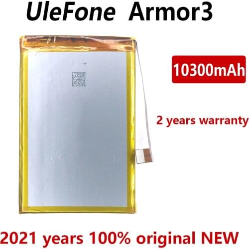 New 100% Original 10300mAh Phone battery For Ulefone Armor 3 Mobile Phone Batteries Armor3 Bateria With tracking number
