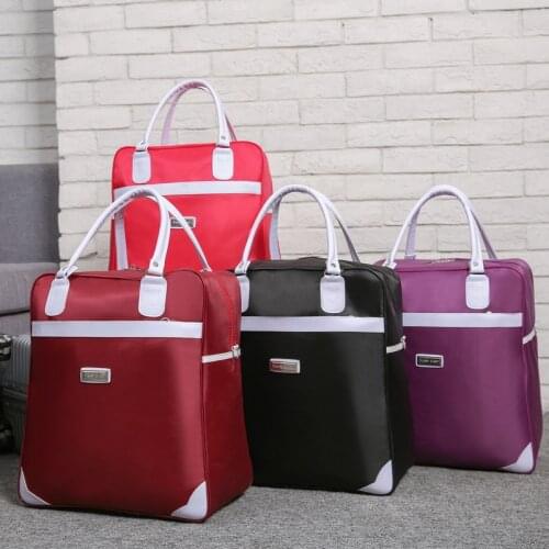 2021 new Korean version of online celebrity travel bag simple fashion hand luggage custom fitness bag short luggage bag