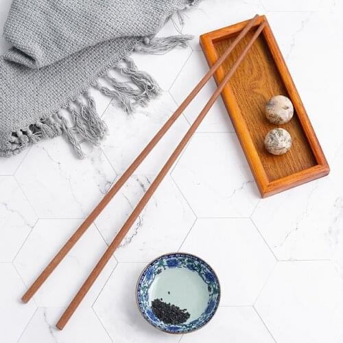 Super Long 25/32/42cm Chopsticks Wooden Chopsticks Cook Noodles Deep Fried Hot Pot Chinese Style Food Sticks Kitchen Tools