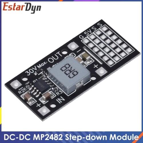 DC-DC MP2482 Step-down Module 7-28V to 5V 5A Steering Gear Power Drive Power Module Steering Gear Drive Power Module