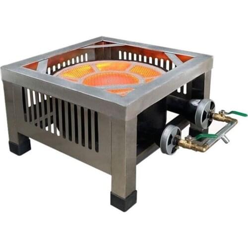 Portable gas stove Commercial fierce fire hotel kitchen medium pressure furnace stove fast cooking high flame Outdoor