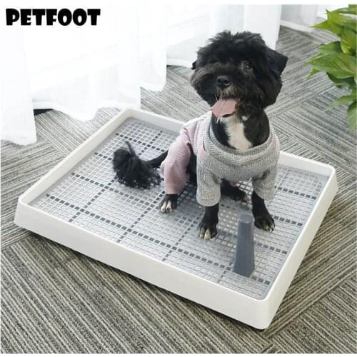 Portable Dog Training Toilet Indoor Poppy Potty Toilet for Small Dogs Cats Litter Box Puppy Pad Holder Tray Pet Supplies