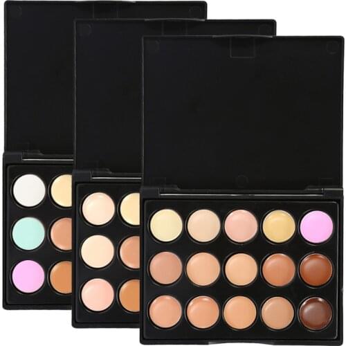 15 Colors Concealer Palette High Cover Cream Professional Long Lasting Waterproof Natural Makeup Concealer TSLM1