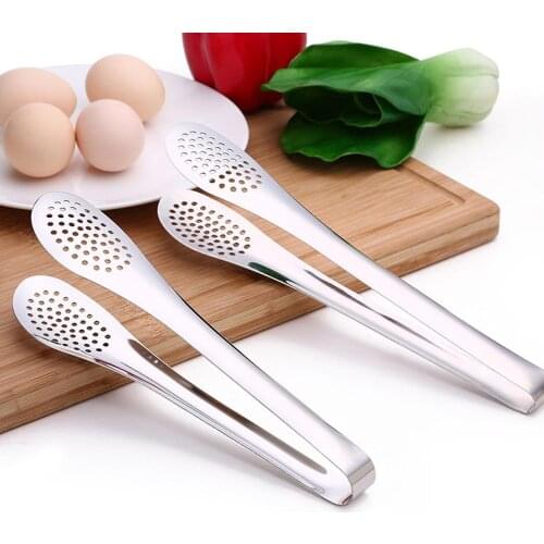 Barbecue Clip 304 Stainless Steel Kitchen Tongs Kitchen Tongs for Cooking Barbecue Kitchen food steak cake Tongs #926