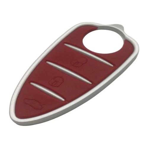 Silicone Rubber Key Pad 3 Buttons For Alfa Romeo Mito Giulietta 159 GTA Replacement Red Flip Remote Auto Key Pads