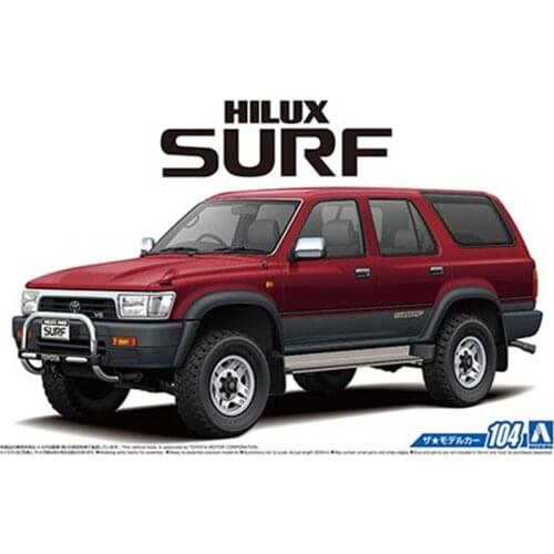 Assembled Model 1/24 Toyota VZN130G Hilux Surf SSR-X Wide Body `91 Display Toy Plastic Assembly Building Model Kit 05698