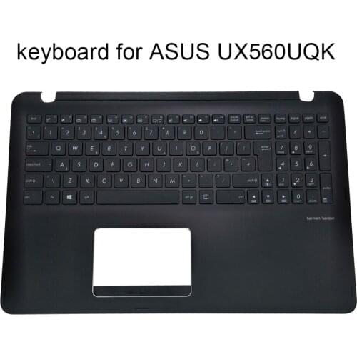 UK Laptop Backlit keyboard for Asus zenbook flip UX560UQK UX560UX Q524UQ GB QWERTY keyboards palmrest cover New 90NB0C23 R31UK1