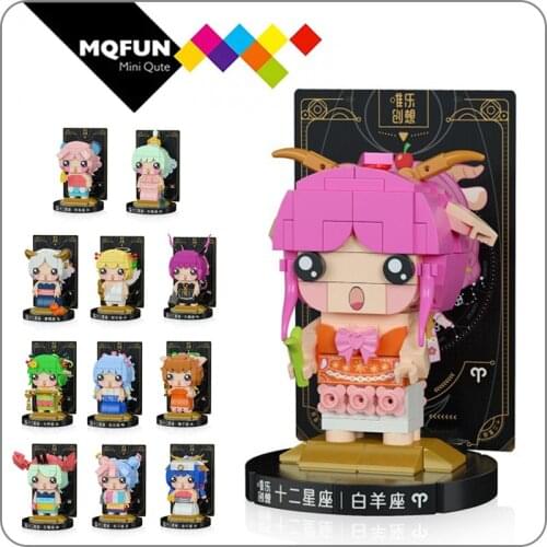 WL Cartoon small particle constellations building blocks bricks childrens educational toys DIY action figures for children gift