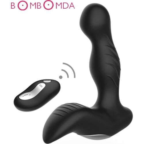 10 Frequency Prostate Massage Vibrators Wireless Remote Control USB Charging Butt Plug G-spot Stimulation Adults Sex Toy for Men