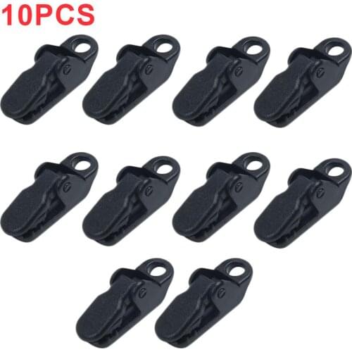 10pcs Heavy Duty Tarp Clips Clamps Tent Set Eyelets for Awnings for Outdoors Camping Farming Garden and Camping Accessories