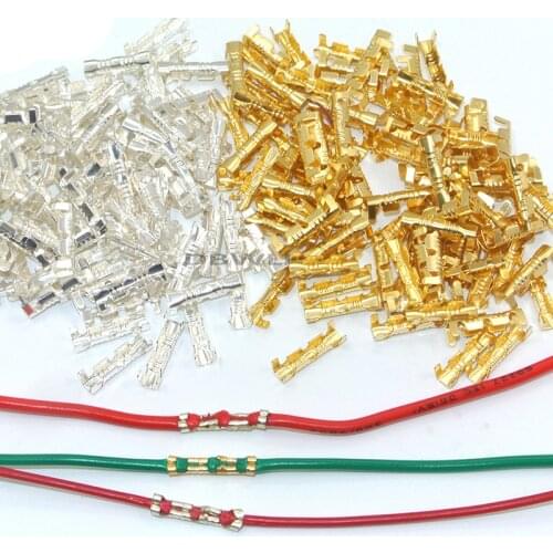 100/200pcs/Aets 453 U-Shaped Terminal Tab Cold Inserts Connectors Cold Terminal Small Teeth Fascia Terminal,0.3-1.5mm2