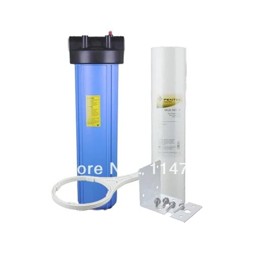 20" Heavy Duty Blue Sediment Prefilter Kits 50 micron to 5 micron for Water Filter Purifier