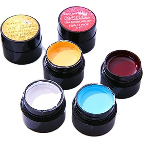 24 Colors 5ml Nail Art Line Polish Gel Kit For UV/LED Paint Nails Drawing Polish Lacquer DIY Painting Varnish Liner Gel Tool