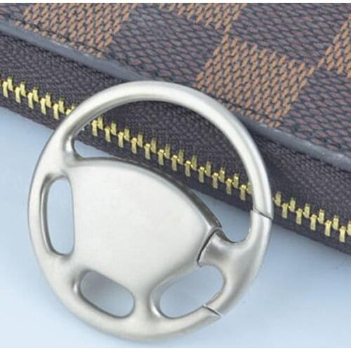 Steering wheel keychain key ring creative 3D key chain key holder sleutelhanger chaveiro llaveros hombre free shipping