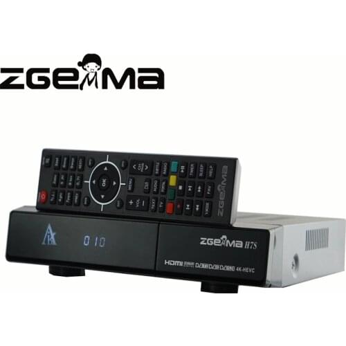 5pcs/lot 4K Linux Enigma 2 Zgemma H7S 2xDVB-S2X+DVB-T2/C HEVC H.265 IPTV 4K satellite receiver