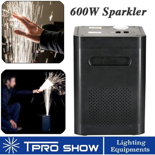 600W Cold Spark Firework Machine Wireless Remote Sparklers for Wedding 400W Sparkular Pyro Stage Lighting Effect DJ Equipment