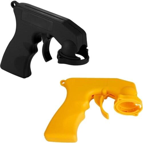 Painting Spray Adaptor Paint Care Aerosol Spray Gun Handle with Full Grip Trigger Locking Collar Car Maintenance Painting Tool
