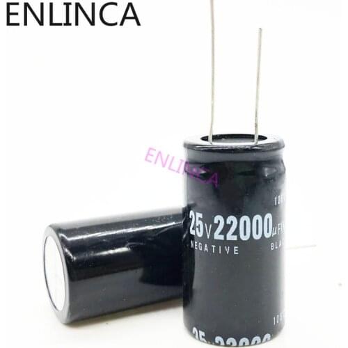 Best quality 25V 22000UF aluminum electrolytic capacitor size 22*40mm 25V22000UF 20