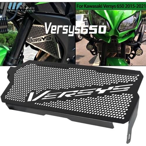 Motorbike Aluminum Radiator Grill Guard Cover Protective For Kawasaki Versys 650 Versys650 2015 2016 2017 2018 2019 2020 2021