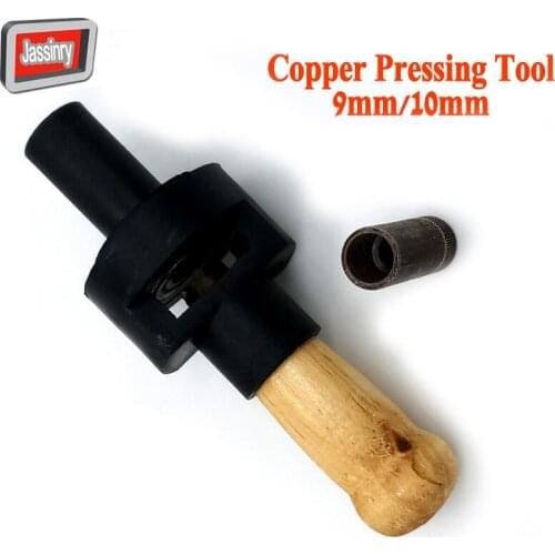 Free shipping Jassinry Pool Snooker Copper Pressing tools for 9mm/10mm Metal+wooden cue stick repairer tool accessories China