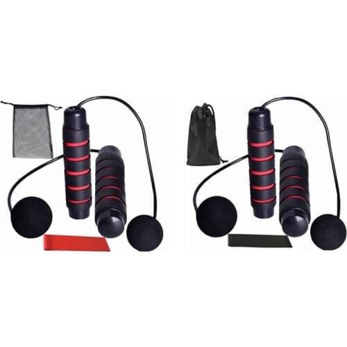 Cordless Rubber Big Ball Jump Rope Elastic Fitness Band with Storage Bag Not Easy To Entangle Home Gym Exercise