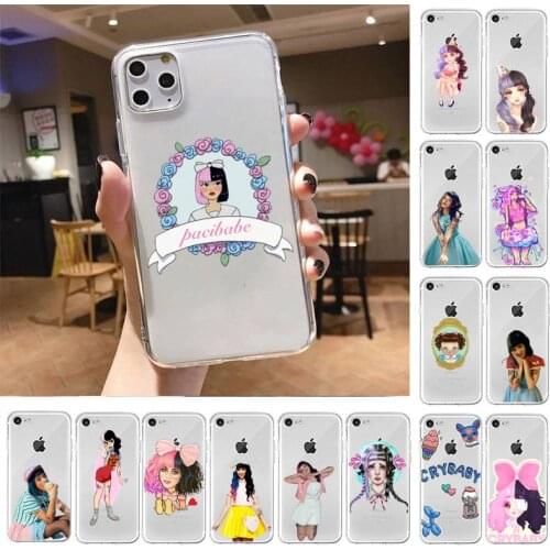 YNDFCNB Melanie Martinez Phone Case For iPhone X XS MAX 6 6s 7 7plus 8 8Plus 5 5S SE 2020 XR 11 11pro max Clear funda Cover