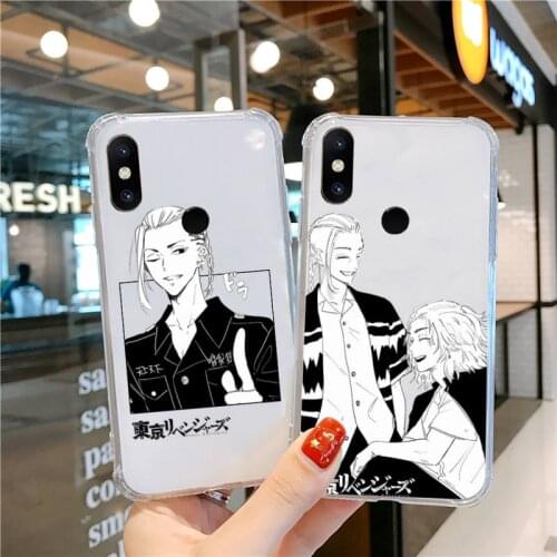 Tokyo Revengers manjiro sano Phone Case Transparent For Xiaomi CC 9 11 MAX3 Mix3 MIX2 6X 8 5x 10S 11 10 X SE lite Pro