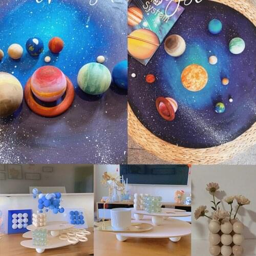 DIY Wooden bead 8/12/20/25/40/50mm for Jewelry Making Bracelet Necklace School Handwork for macrame on string Round Loose